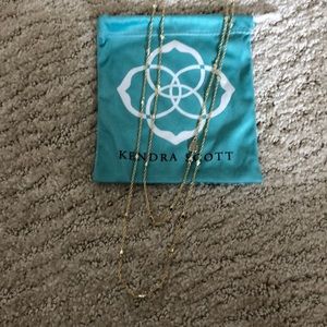 Gold layered Kendra Scott necklace